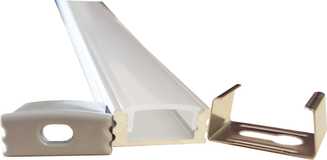 Slim Surface Mount LED Channel Track (8FT)