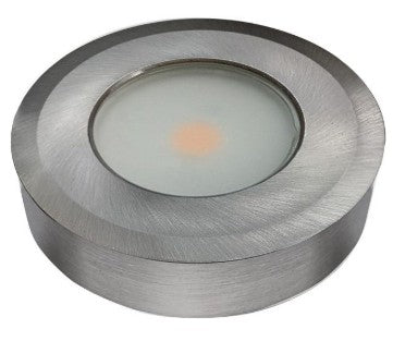 Lumenstar Brushed Nickel Trim Ring for Surface Mount Installation of 2.75 Inch Round Puck Light