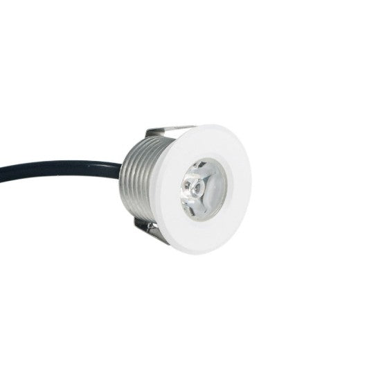 Lumenstar White Trim Ring for RD12 1-9/16" Round Puck Light – Recessed Installation