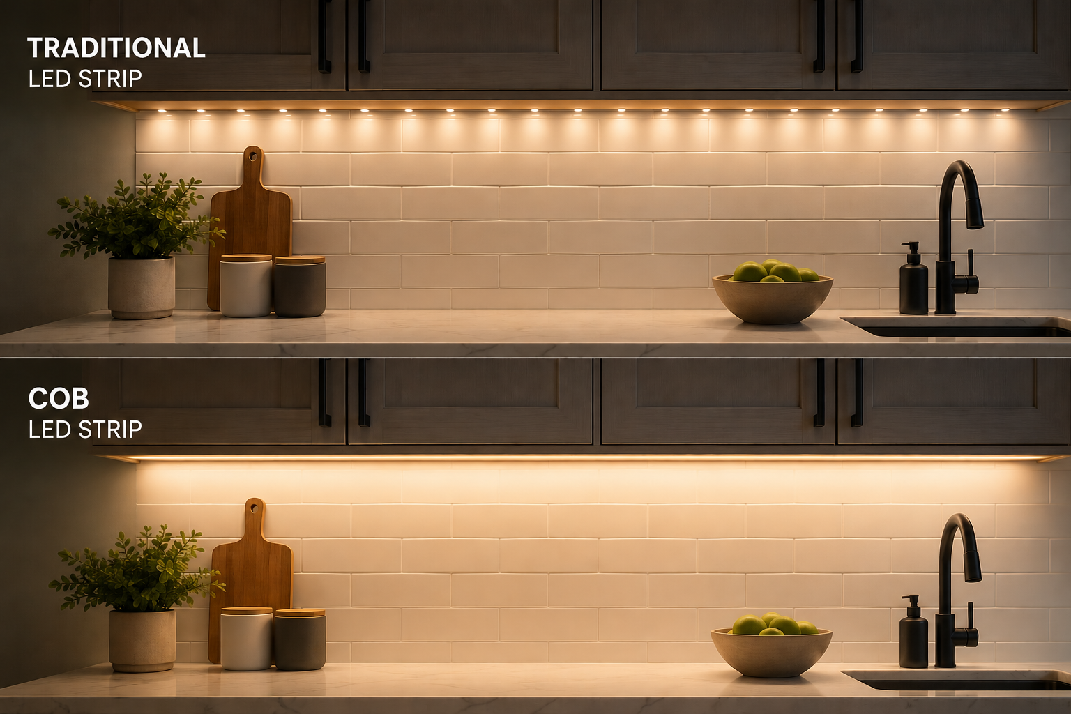 Cost Effective Spotless COB LED Strip (5M reels)