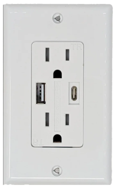 Kora 15A TR 4.8W Type A & Type C USB Charger