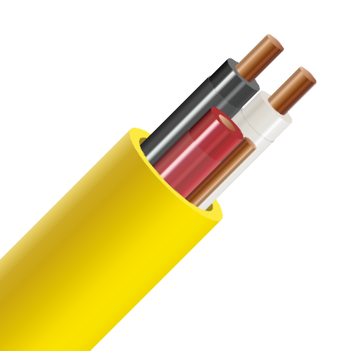 12/3 NMD90 300V NonMetallic Dry Cable