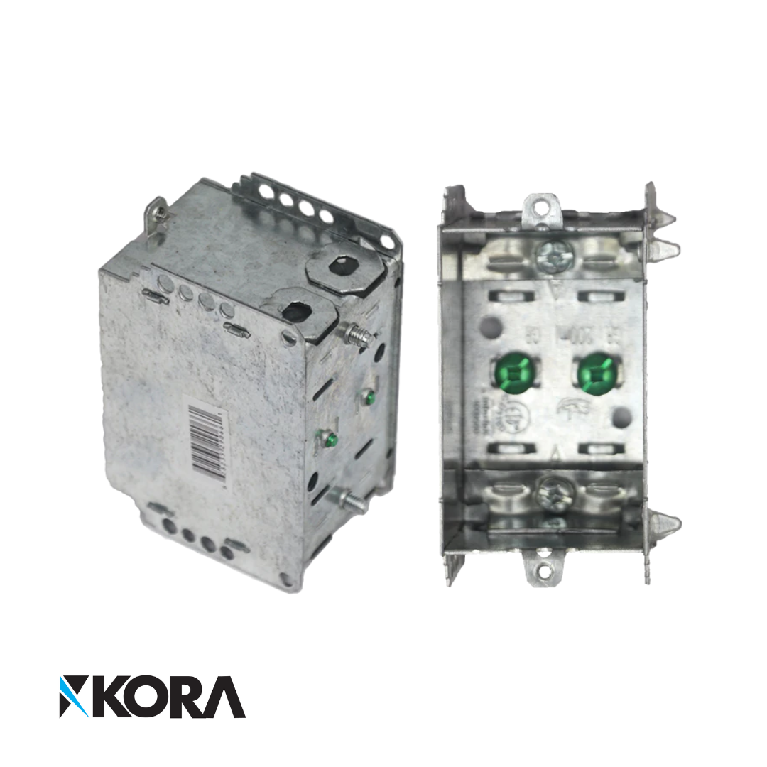 Single Gang Metal Box <br>3''x 2''x 2 1/2''
