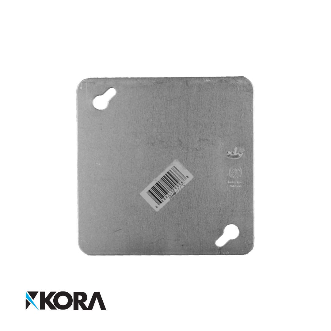 4'' Square Blank Cover Plate