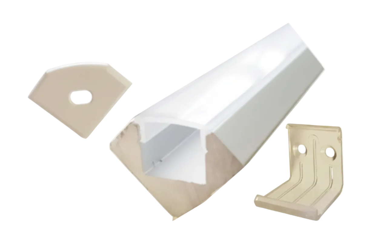 Corner Surface Mount LED Channel Track (8FT)