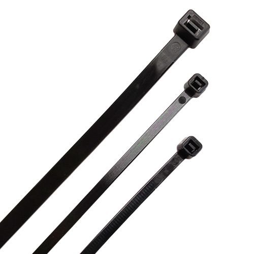 K-Spec Cable Tie 50lb, 11.8", Black, 100/pk