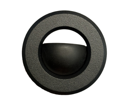 Lumenstar Black Scoop Trim for RD12 1 9/16" Round Puck Light – Recessed Installation