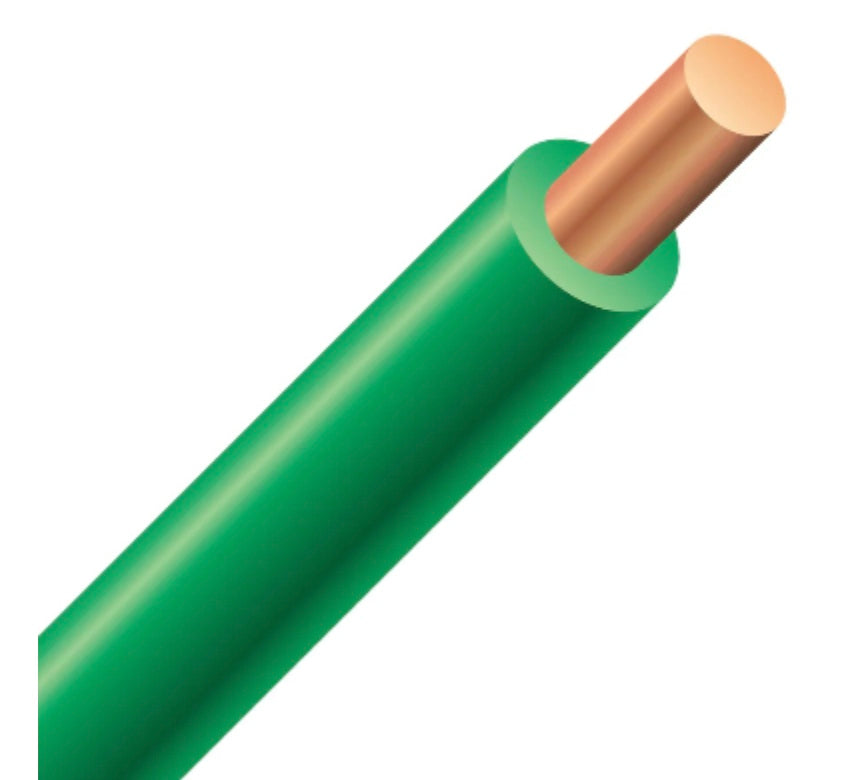 #12 T90 Solid Copper, 600V, Green (300M)