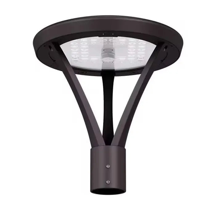 16" 3 Arm Post Top Tunable Lamp, Black