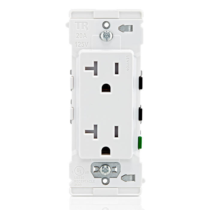 Leviton Lever Edge 20A Tamper-Resistant Receptacle