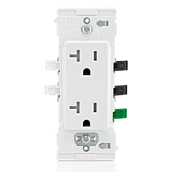Leviton Lever Edge 20A Tamper-Resistant Receptacle