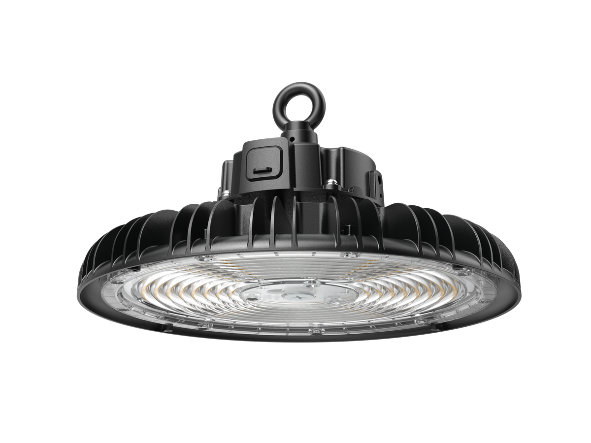 Round High Bay HD13 W & CCT Tunable 80/120/150W 3/4/5000K 120-347V Bla