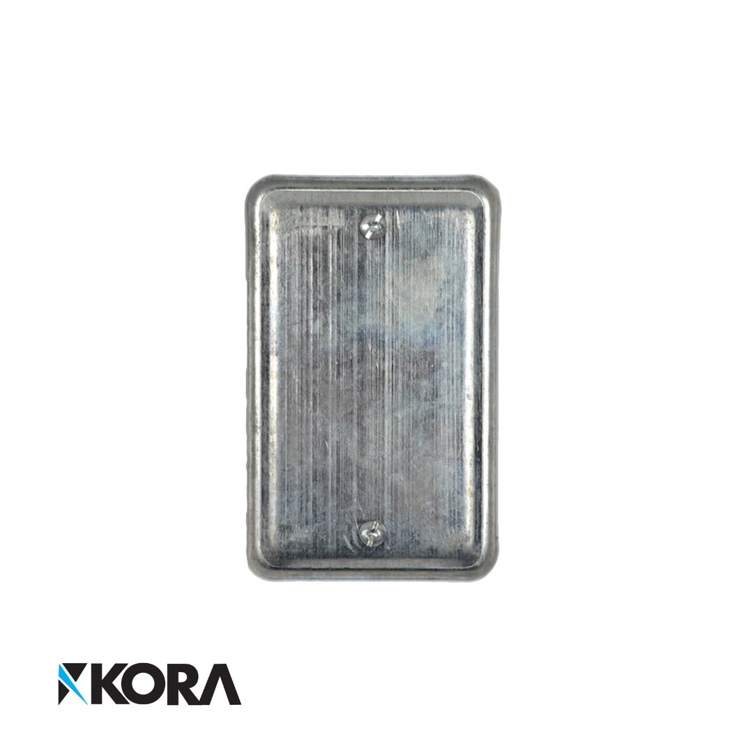 Blank Metal Cover Plate <br>4''x 2 1/2''