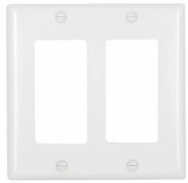 2 Gang Decora Wall Cover Plate