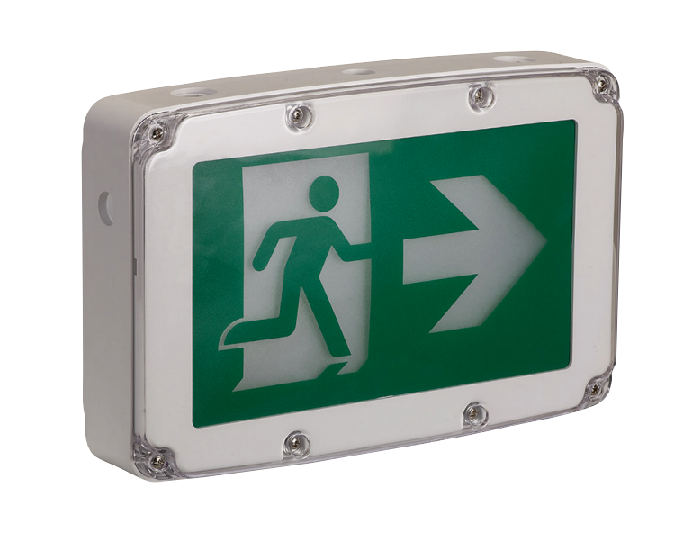 Mircom Wet Location Running Man Sign