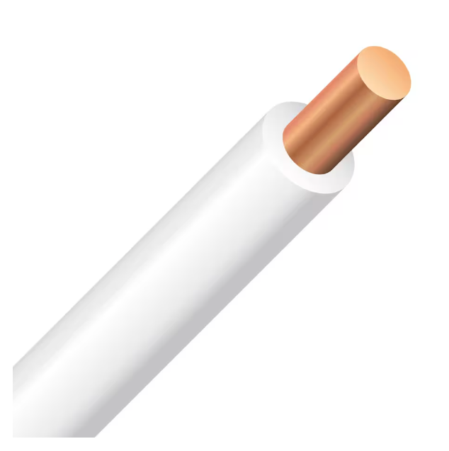 #14 RW90 Solid Copper, 600V, White (300M)