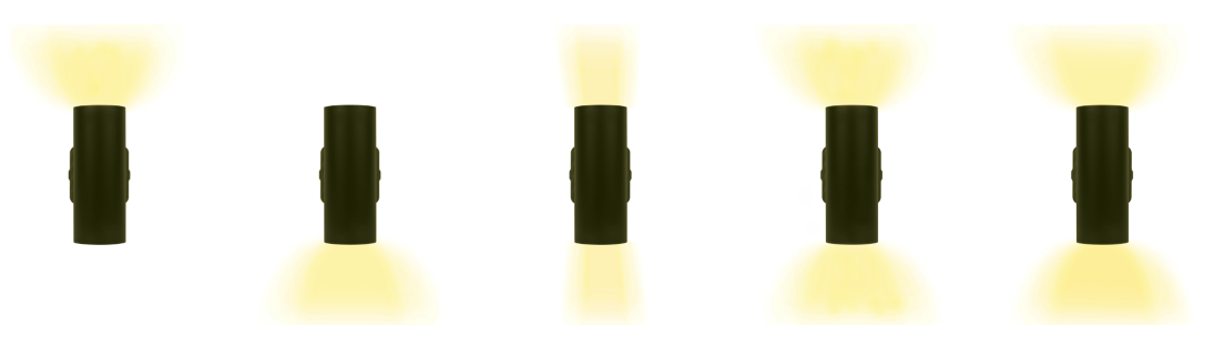 Sylvania 4" Opti-Select Cylinder Wall Sconce, 66286