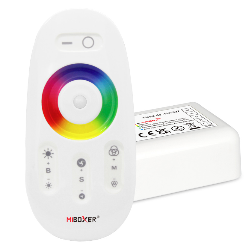 RGBW LED Wireless Controller, Colour Control System, 12/24V