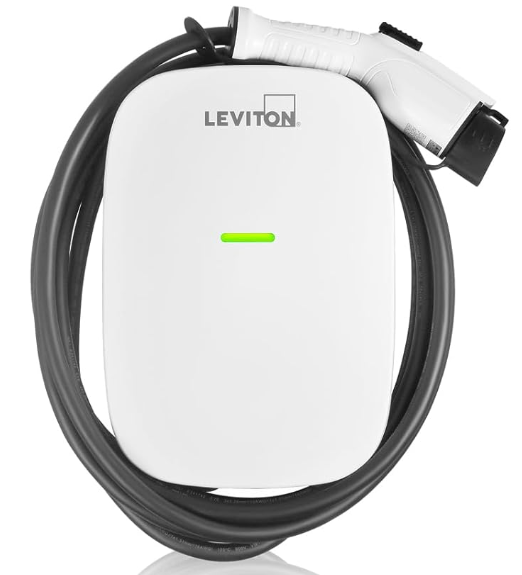 Leviton 32A Level 2 Charging Station 208/240V c/w 18' Cord and RFID Cards